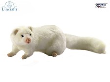 Hansa White Ferret Plush Toy