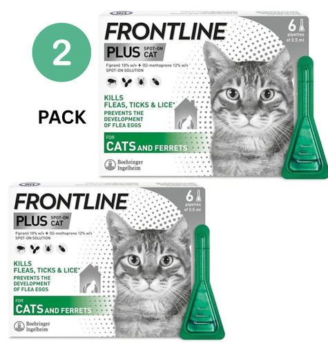 Frontline plus flea tick - 2x,