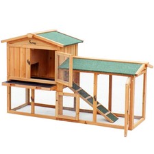 Wooden Pet Rabbit Hutch Bunny